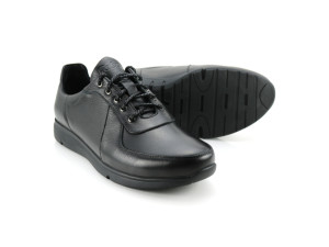 мужские туфли Faber 194609/1 из натуральной кожи черные